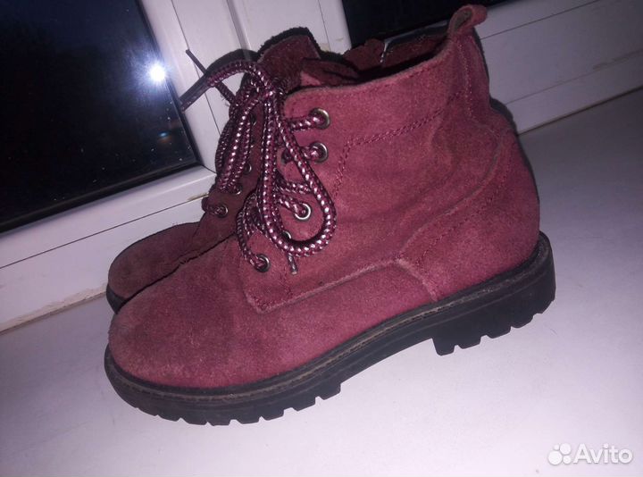 Ботинки весна осень для девочки. 30р