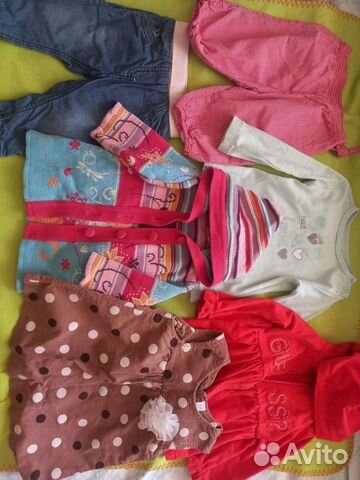 Вещи пакетом на девочку 6 мес. до 1.5 лет