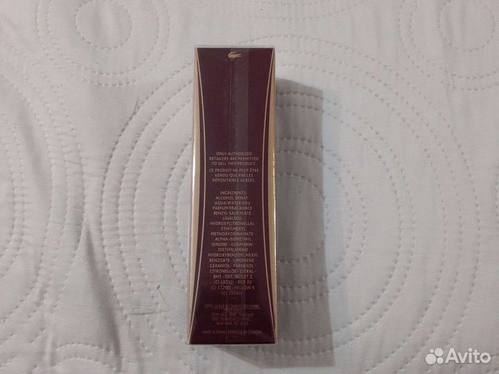 Туалетная вода lacoste женская