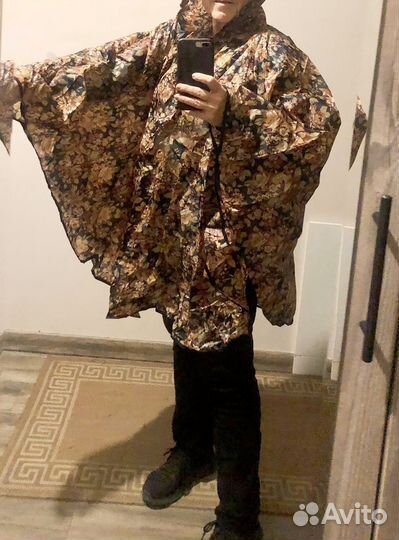 Пончо дождевик с футляром и сумкой-шоппером