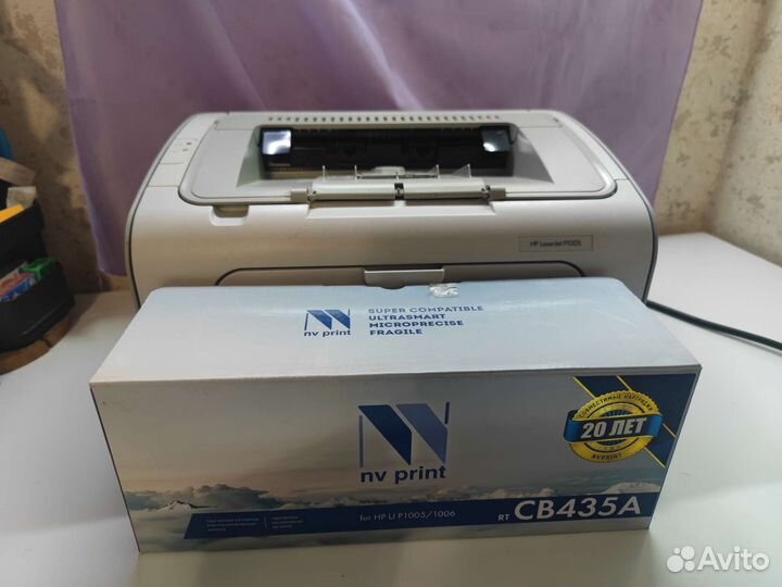 Принтер лазерный HP LaserJet P1005
