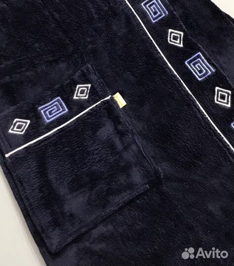 Набор для сауны мужской (полотенце на липучке +тап