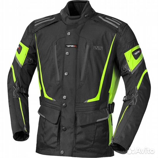 Мотокуртка IXS Powell black-yellow