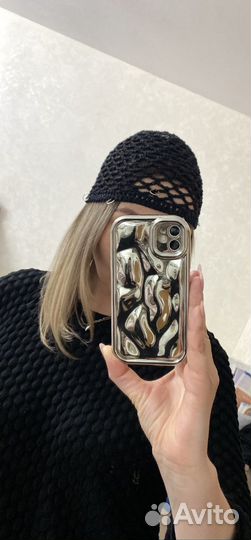 Шапочка сетка кроше