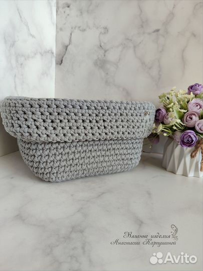 Корзина с отворотом