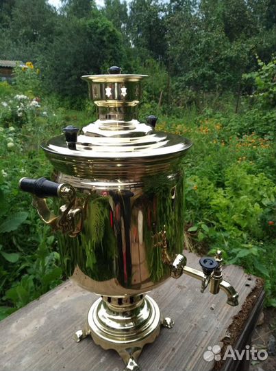 Самовар на 7 литров, угольный