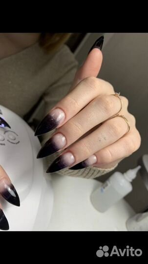 Наращивание ногтей под кутикулу