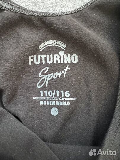 Гимнастический купальник слитный 110 116