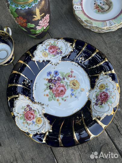 Старинная тарелка Meissen