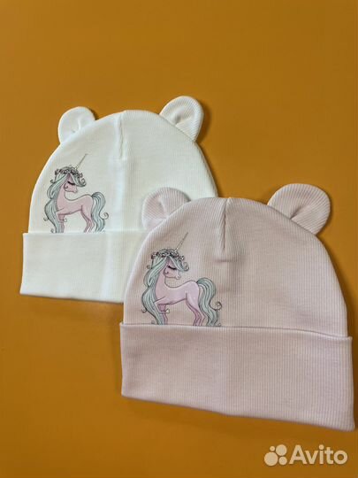 Шапка для девочек 1-2 и 3-4 года