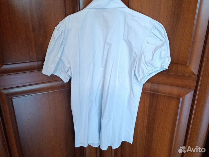 Рубашка с коротким рукавом на девочку