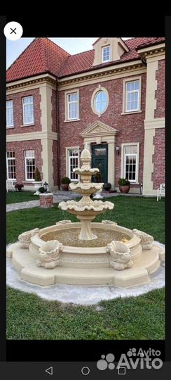 Бетонный фонтан