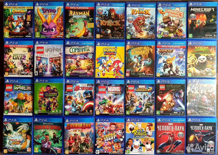 Игры ps4 для детей