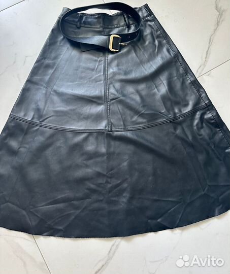 Юбка из экокожи Zara размер S