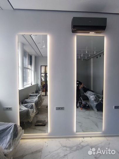 Зеркало с подсветкой на заказ