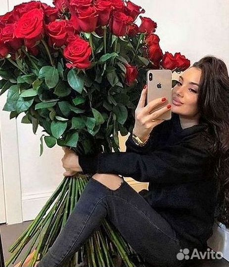 Букет роз 101 роза 51 роза