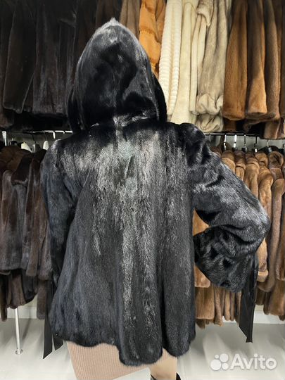 Golden Fashion. Стильный полушубок из норки 50- 52 р