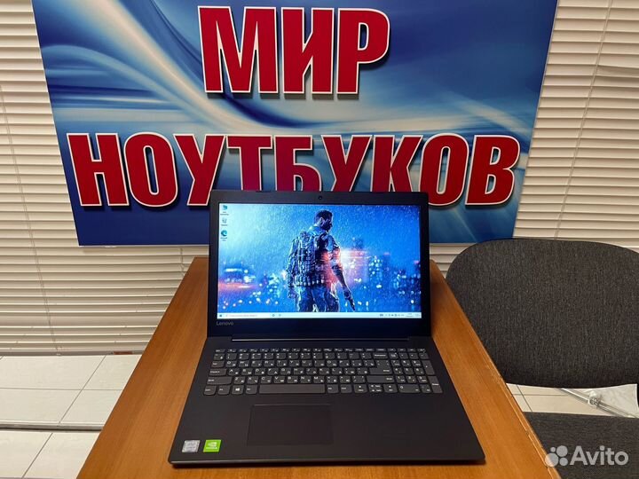 Свежий тонкий игровой ноутбук / MX 150 / Full