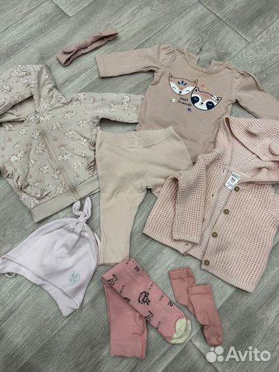 Одежда пакетом для девочки 68