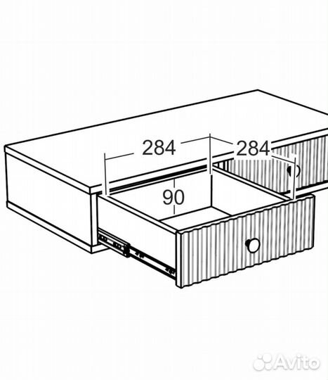 Тумба подвесная