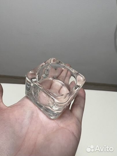 Подсвечник IKEA стекло