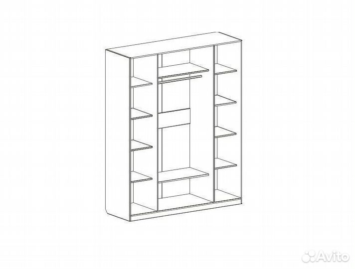 Новый Шкаф 4х дверный 