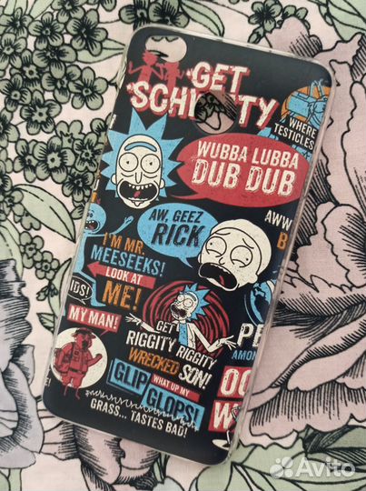 Рик и Морти Чехол бампер на Xiaomi redmi 4x