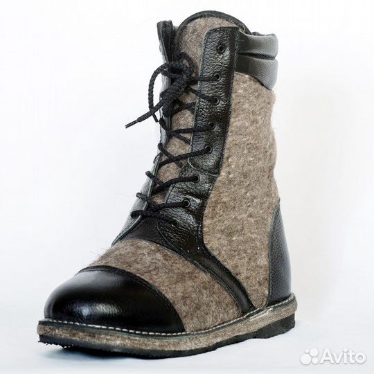 Ботинки войлочные Север. нат. мех 60С валенки унты