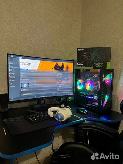Видеокарта Palit geforce rtx 4060 dual 8gb