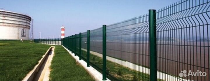 Забор из 3D сетки работа по договору качественно