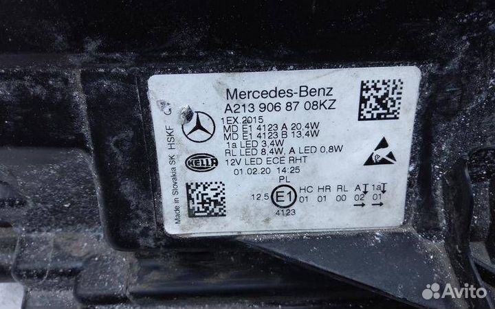 Фара левая Mercedes-Benz E-Class