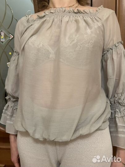 Блузка zara basic S