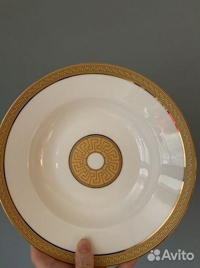 Набор тарелок суп. из костяного фарфора