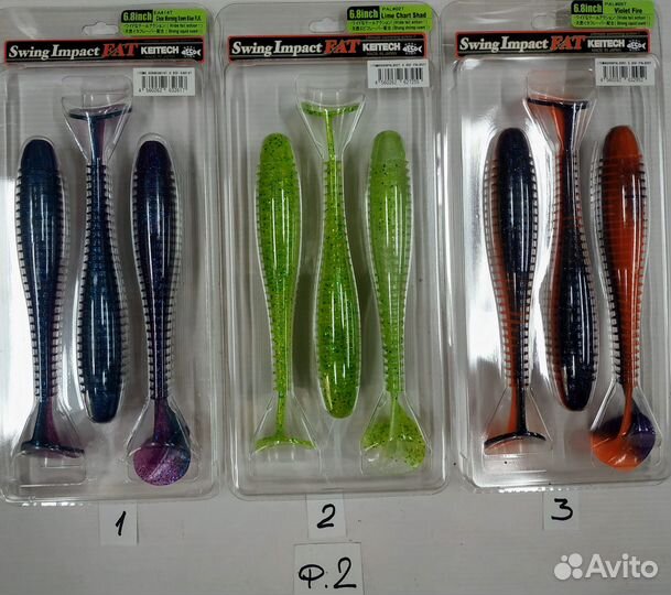 Приманка рыболовная Keitech Swing Impact Fat 6.8