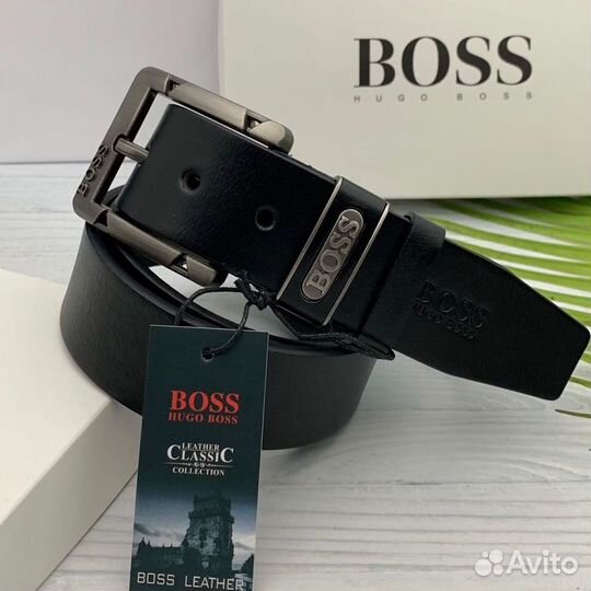 Мужской кожаный ремень