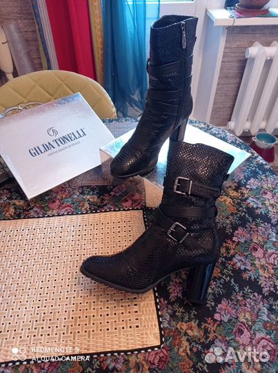 Сапоги зимние Италия Gilda Tonelli оригинал