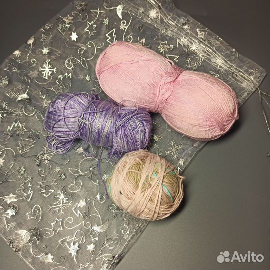 Пряжа нитки для вязания цена за все