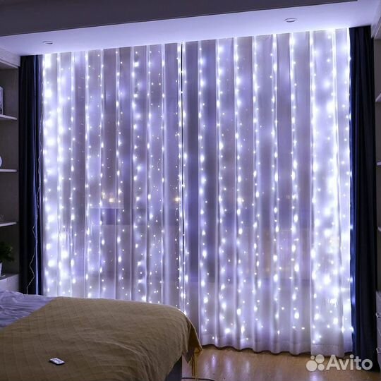 Гирлянда на окно