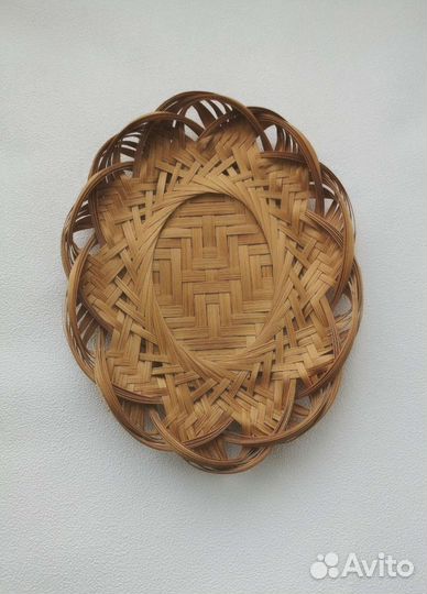 Корзинка плетенная натуральная 2 шт