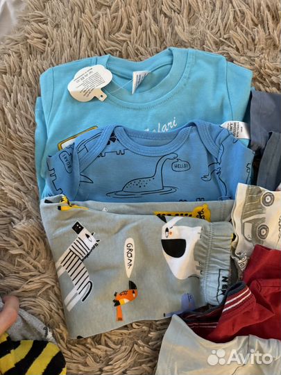Детские вещи пакетом на мальчика 74 80