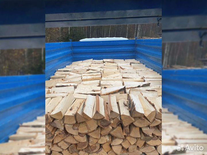 Дрова березовые. Колотые