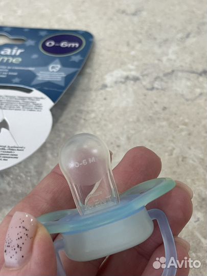 Соска пустышка avent 0 6