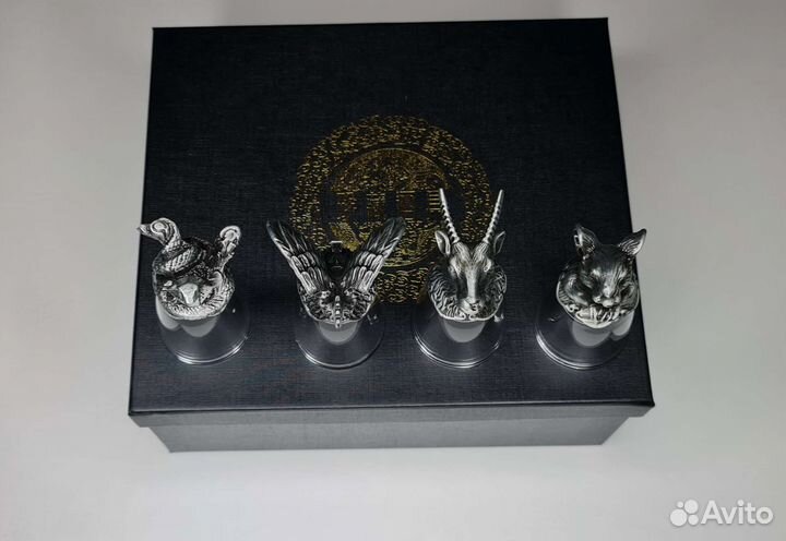 Рюмки перевертыши 12 шт в Подарочной Коробке