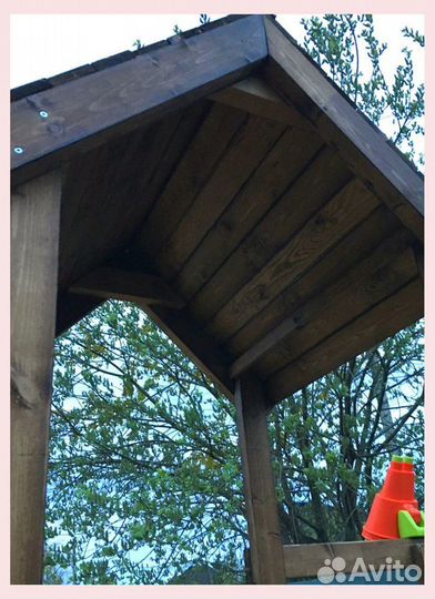 Деткая площадка уличная из дерева