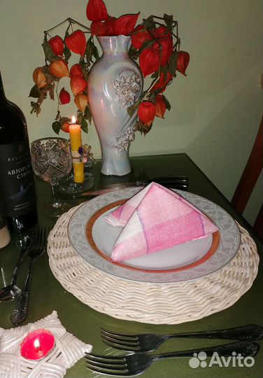 Салфетки сервировочные плетеные