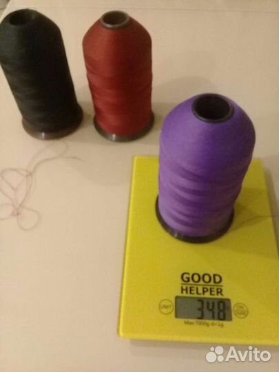 Нитки, большие бабины