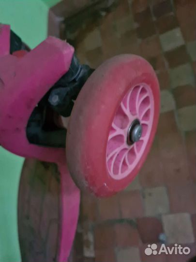 Самокат детский трехколесный бу