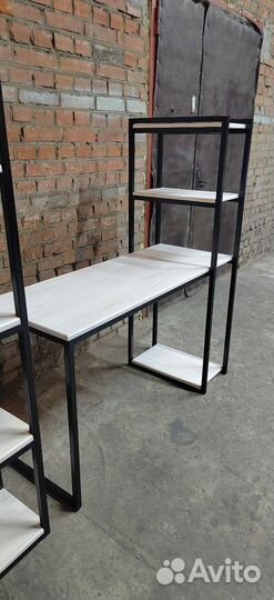 Стеллаж со столом, письменный стол, компьютерный с