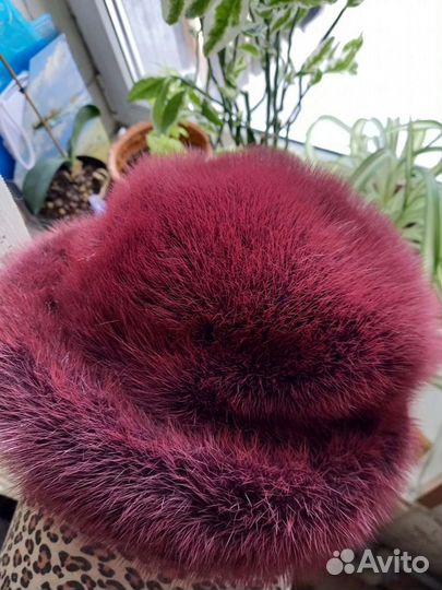 Шапка норковая женская