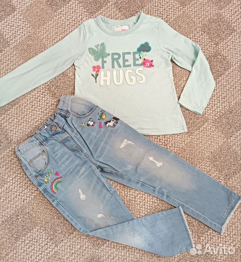 Одежда для девочки пакетом 104-110